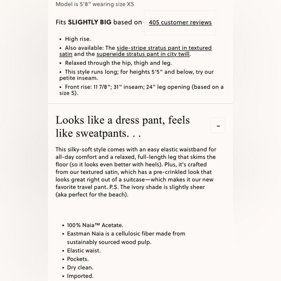 NWT J CREW PETITE Stratus pant in textured satin in Toasted Paprika - Picture 6 of 7